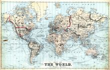 World Map, Ionia County 1875